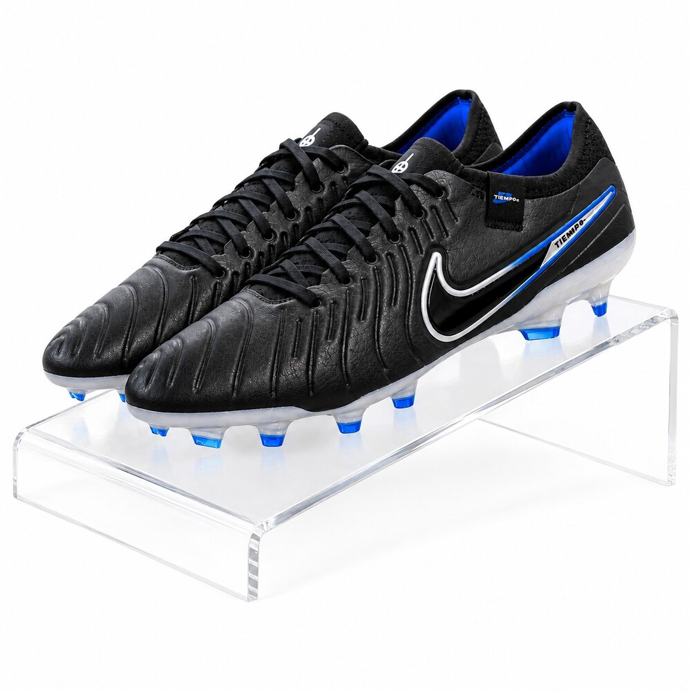 Nike Tiempo 10 Pro Soccer Leather Cleats Size 12 FG/AG Black $160 Value